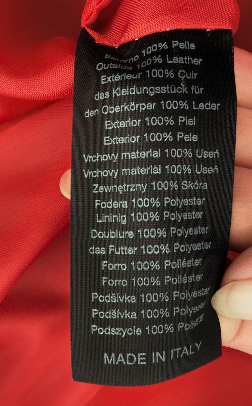 Giacche: Rote Lederjacke 1957 Firenz, Gr. 52 – Usato da Kilchberg ZH venduto da KellerCI 5