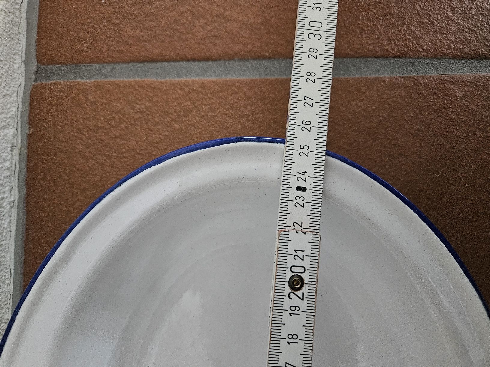 Ciotole: Emaille Schüssel oval – Nuovo (secondo la descrizione) da Eschenbach SG venduto da MarThu 2