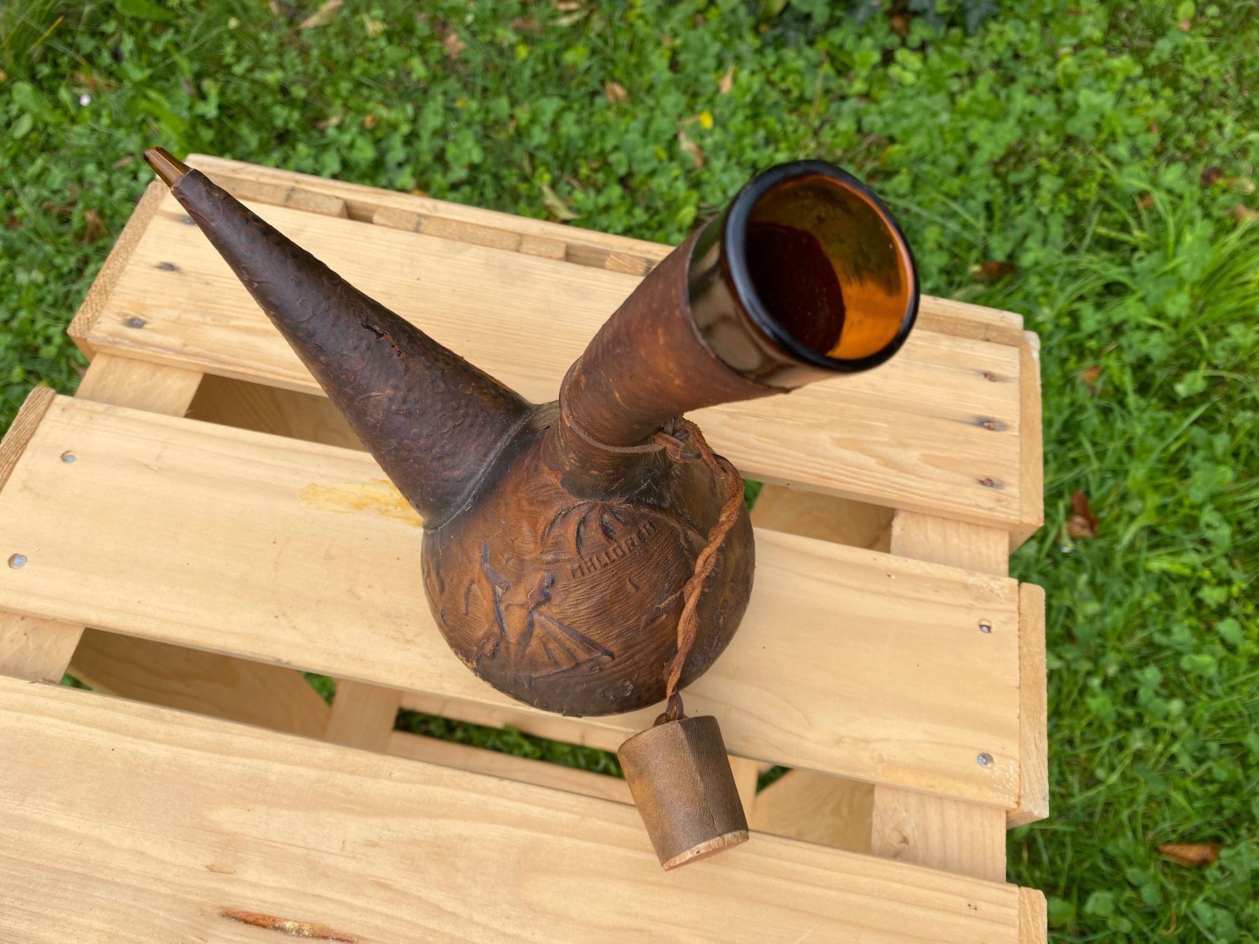 Caraffe: schöne alte spanische Weinkaraffe – Usato da Feldbach venduto da Olive1 8