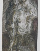 Lithografie Graphik antik - La Coiffure Jean Batiste Chardin