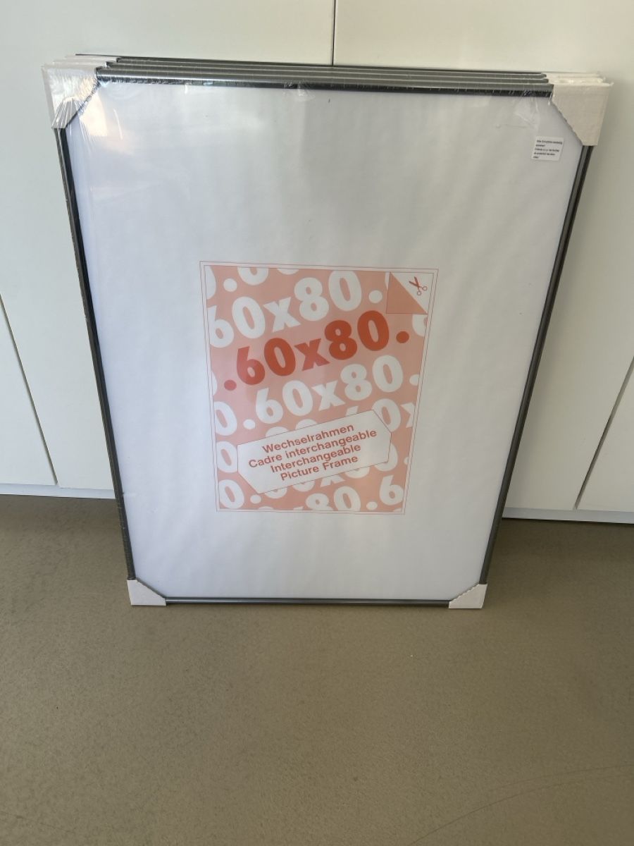 Cornici: 4 Wechselrahmen 60cm x 80cm – Nuovo e nell'imballaggio originale da Dietikon venduto da mathemathis