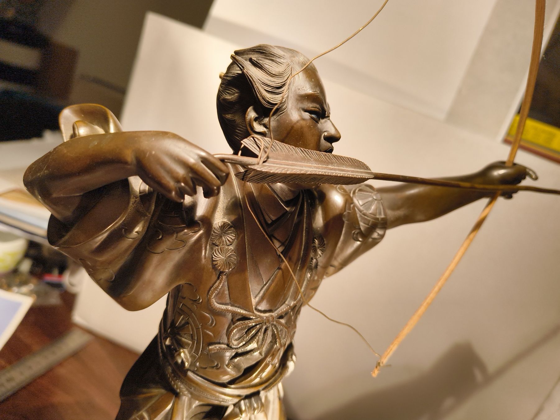 Sculture & Statue: Antiker Samurai Broze Figur Japan – Difettoso da stettlen venduto da VintageBern_ch 9