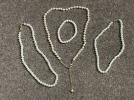 Elegantes Perlen-Set: Halsketten & Armband, zeitlos schön!