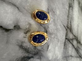 Vintage blue earrings