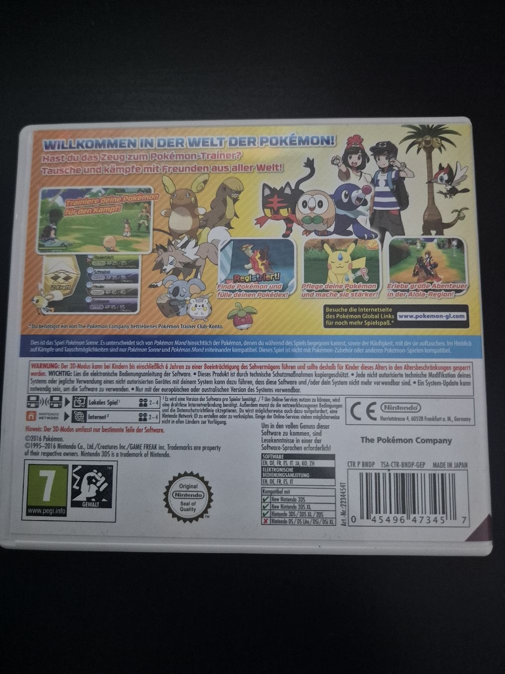 Nintendo Spiele: Pokemon Sonne Nintendo 3DS – Gebraucht aus Amriswil von Meral2000 1