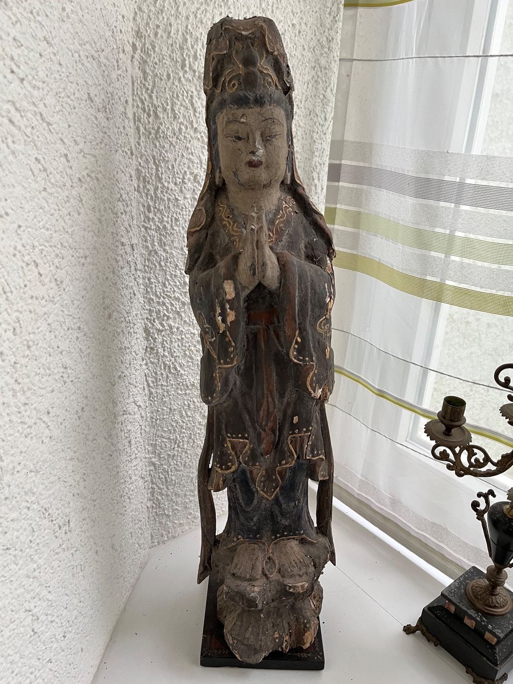 Figuren: Antike Holzfigur ca 300 Jahre alt – Gebraucht aus Buchs ZH von JPK7
