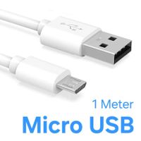 Micro USB Kabel / 1 Meter / Micro-USB / weiss / MicroUSB
