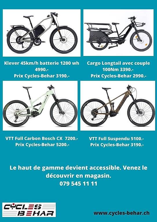 Biciclette: Vélo et cargo électrique neuf – Usato da meyrin venduto da ebehar