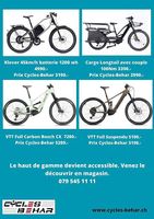Vélo et cargo électrique neuf
