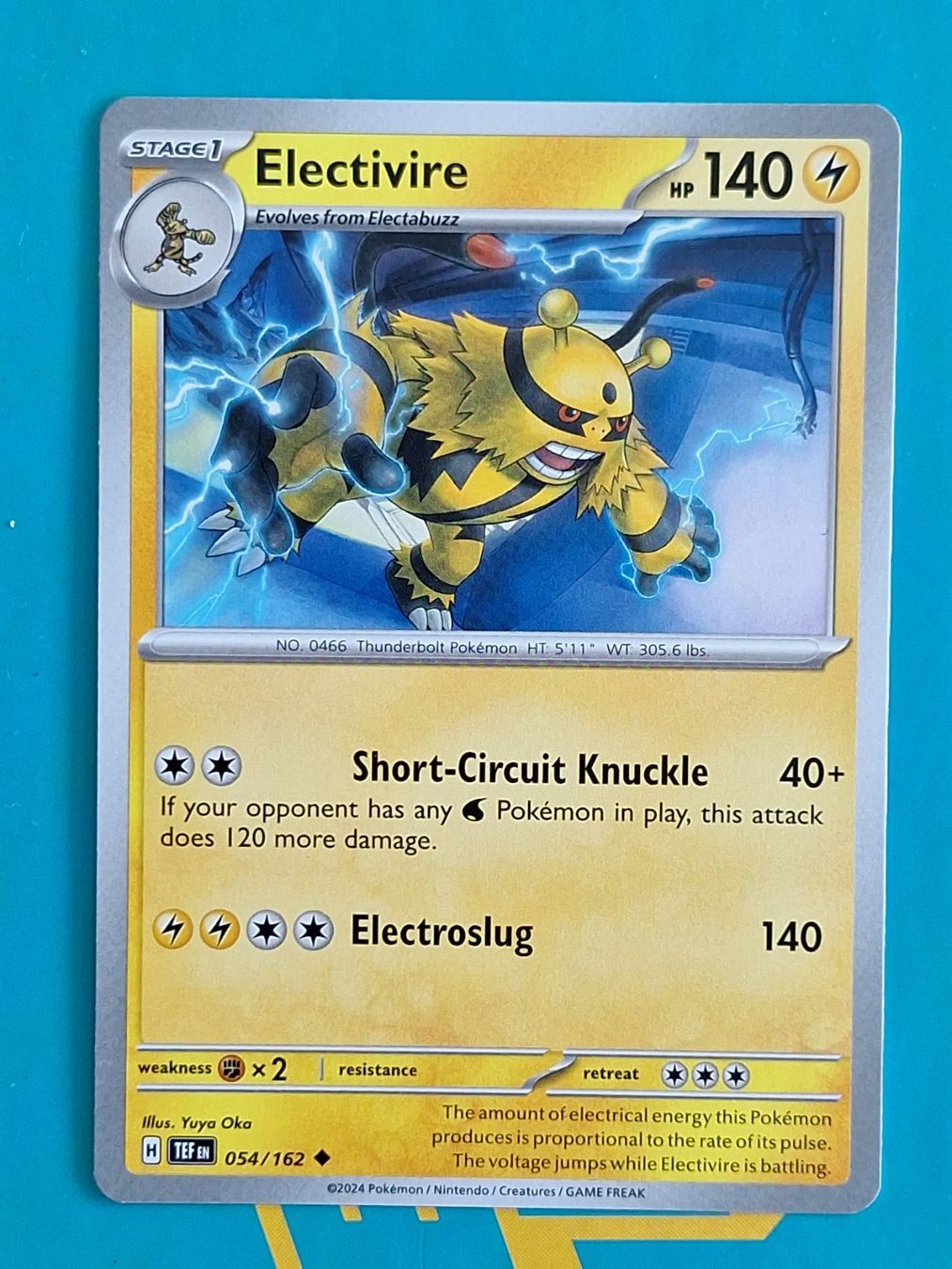 Pokémon Carte collezionabili: Electivire - Temporal Forces Pokemon - #7.1 – Usato da Altstätten SG venduto da GGsGameshop
