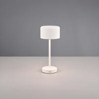 Tischleuchte, Weiss, Akku, 30 cm Höhe