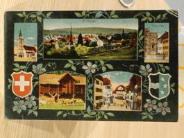 Alte PK / Zofingen - Gelaufen 1918