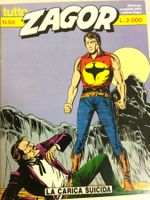 TUTTO ZAGOR # 58 LA CARICA SUICIDA Italy 1990 Sergio Bonelli