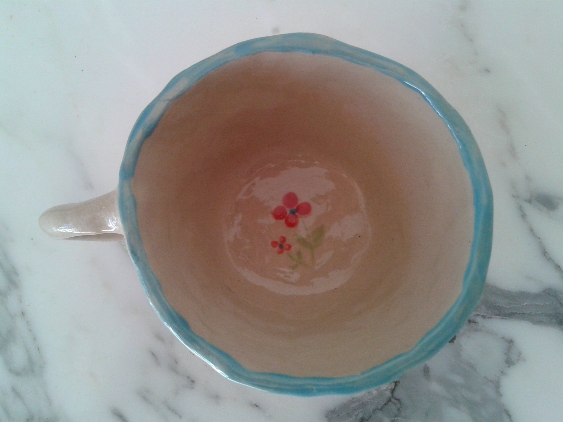 Tassen: schöne kleine handgemachte Tasse handbemalt - Muttertag – Neu (gemäss Beschreibung) aus Camorino von Campellino 6
