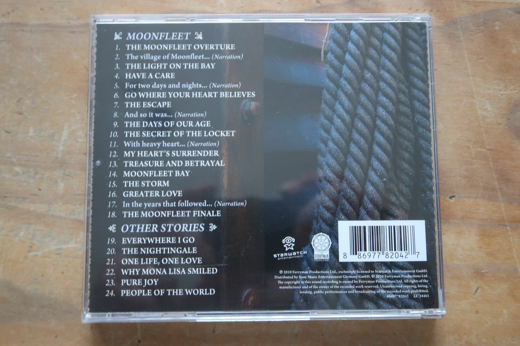 CDs: CHRIS DE BURGH - MOONFLEET & OTHER STORIES - CD – D'occasion à Basel par Patiscat 1