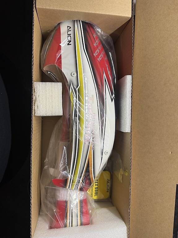 Modellismo RC: Align /500L Speed Fuselage - Red & White / HF5026T – Usato da Aadorf venduto da Apoly 2