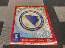 Topps Uefa Euro EM 2024 Wappen / Flag BIH 1