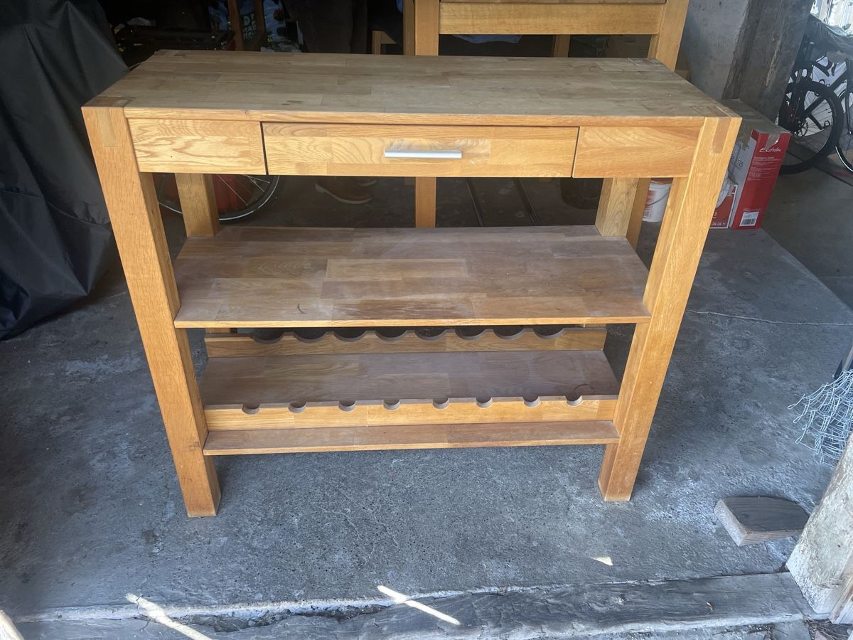 Jysk Set de table et chaises: Tisch, Stühle, Sideboard aus Eichenholz – D'occasion à Oppikon par Andy_H 6