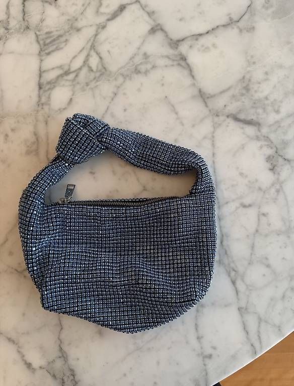 Borse da donna: Blaue Glitzertasche – Usato da Dietlikon venduto da lizz.yy