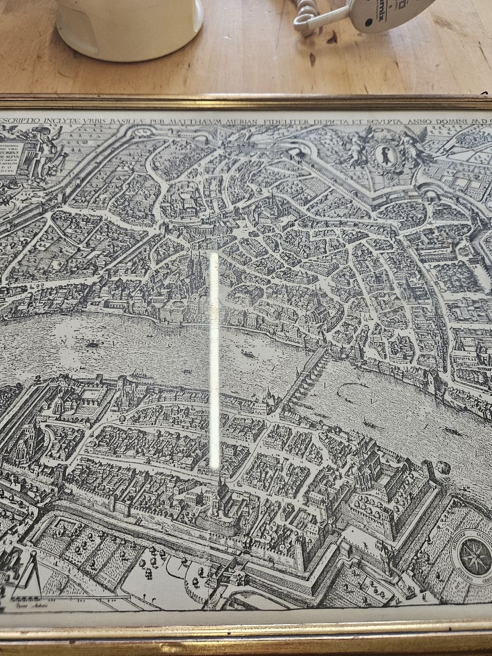 Foto & Immagini: Altes Bild Basel Stadt 1615 – Usato da Pratteln venduto da Cartonsducoeur_bl 2