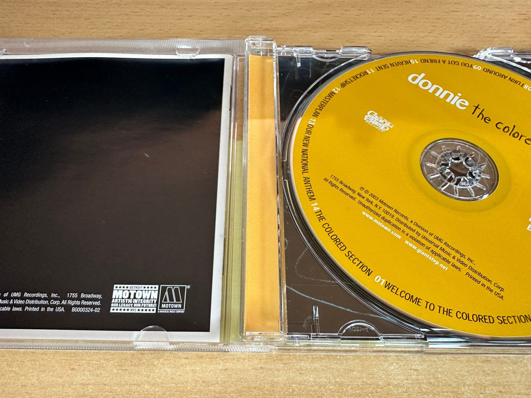 CD: Donnie – The Colored Section – Usato da Rikon im Tösstal venduto da Alpenmutz 2