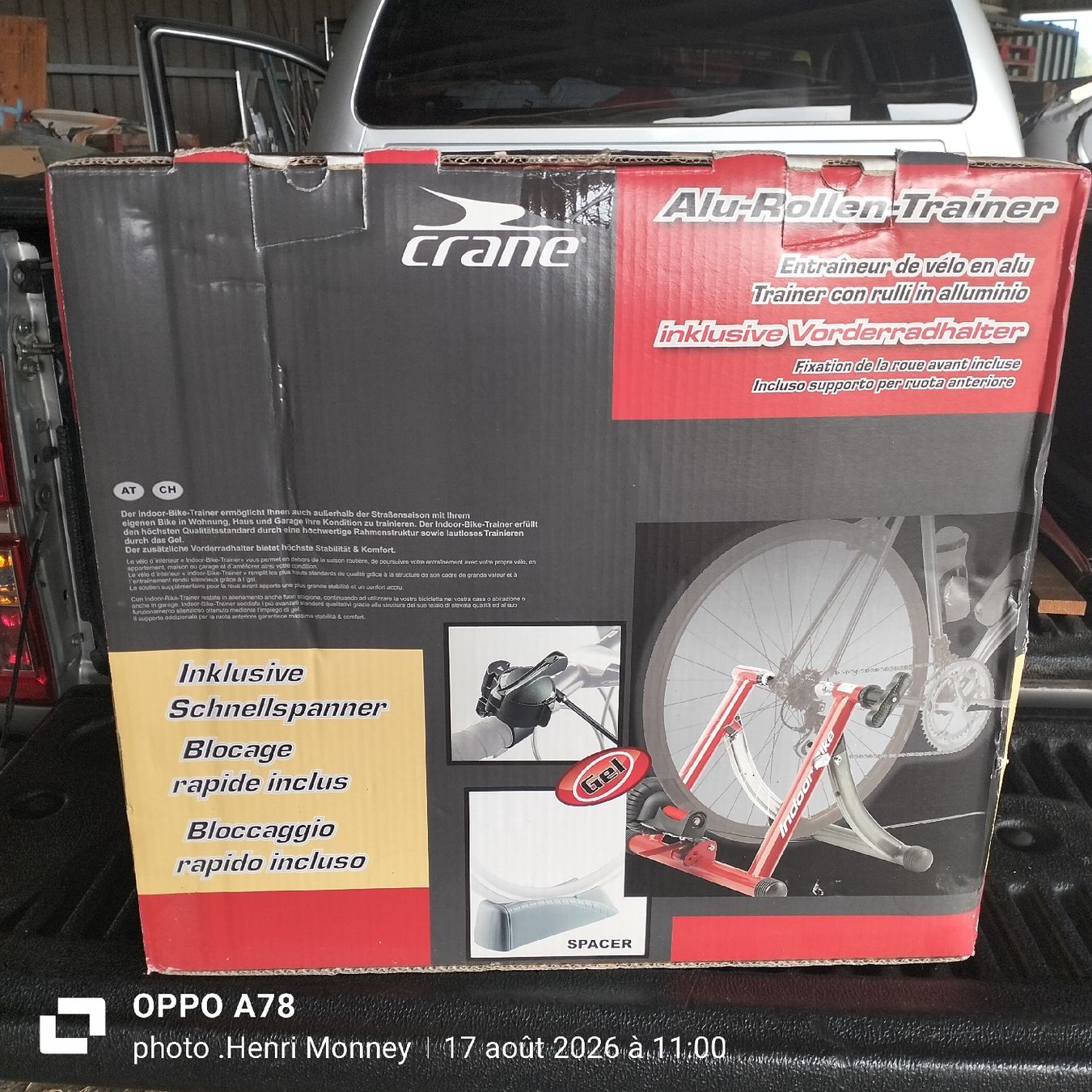 Hometrainer: Rollentraîner-Alu  Crane – Gebraucht aus Cheyres von Capitain