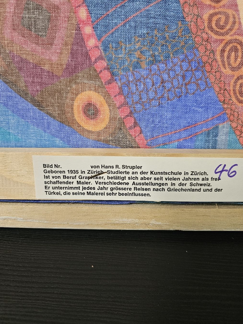 Foto & Immagini: Originales Gemälde von Hans Strupler, Zürich – Usato da Meisterschwanden venduto da Luluku 4