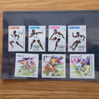 Los Mit Brief Olympique Lesotho Munich1972Brasil Fussball 82