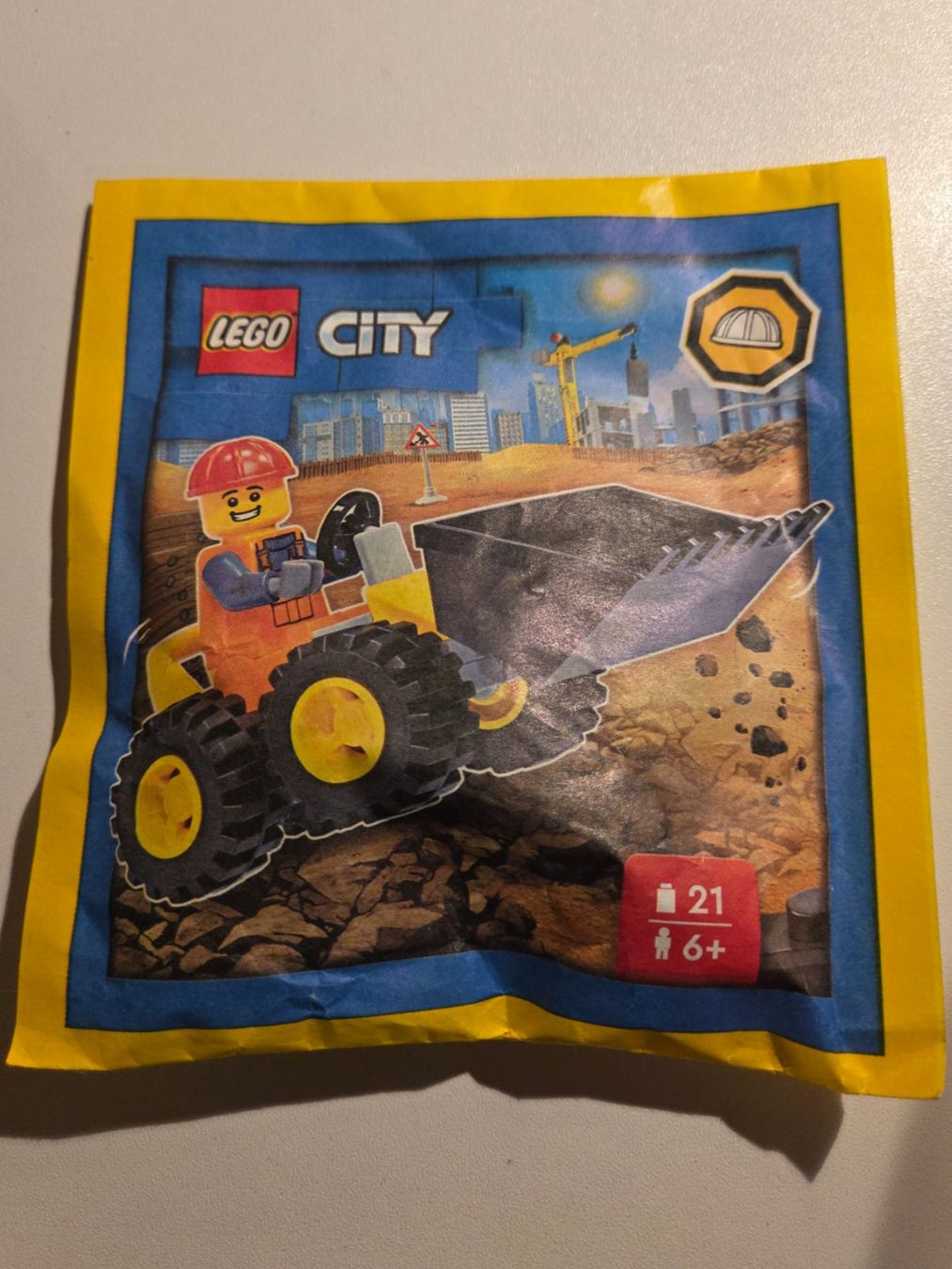 Lego Baukästen: LEGO City 952310 Builder with Digger paper bag – Neu und originalverpackt aus Basadingen von NekoBricks