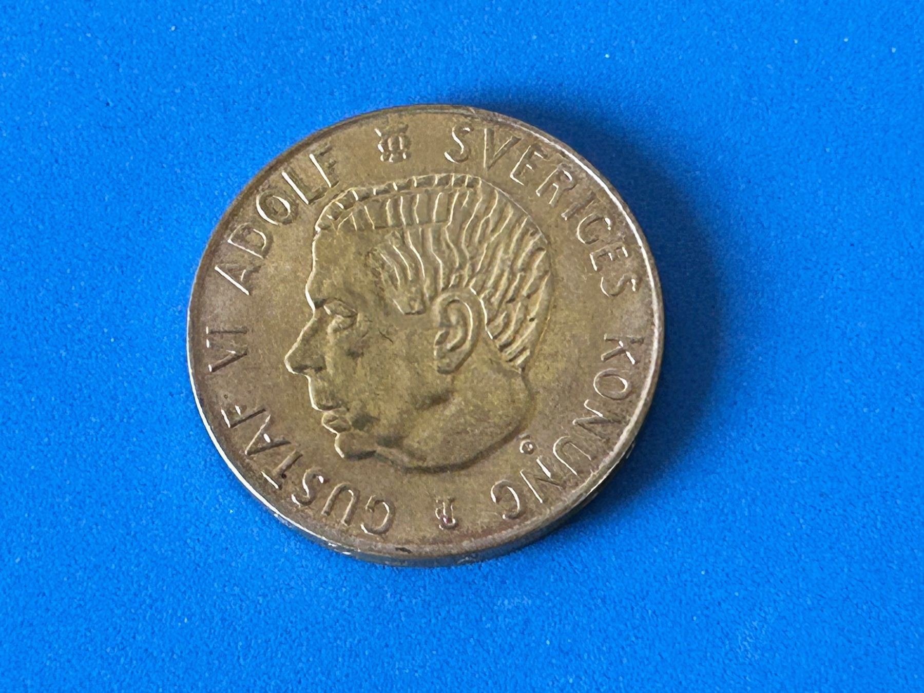 Tutti le monete: Sweden - 5 Kronor - 1954 – Usato da Corcelles NE venduto da AJKader 8