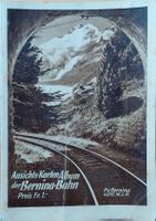 Ansichts-Karten-Album Bernina-Bahn, 32 Fotos Albert Steiner