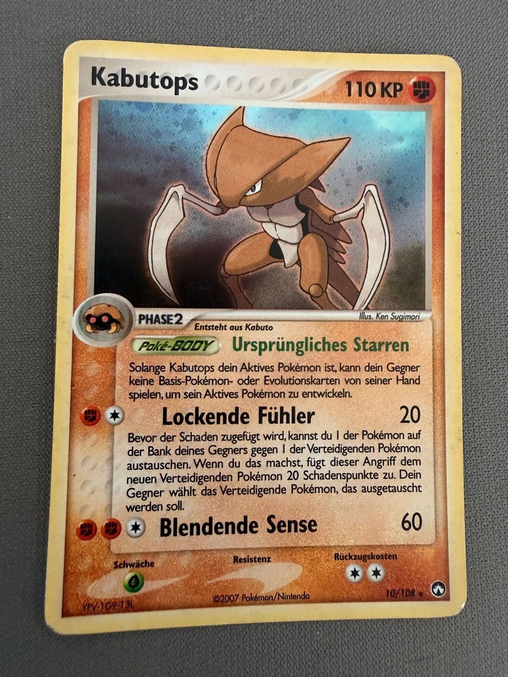 Pokémon Carte collezionabili: Pokemon Kabutops 10 / 108 – Usato da untersiggenthal venduto da stephanymar
