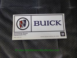 Buick Modellprogramm 1974/04 deutsch/franz. GM-Biel