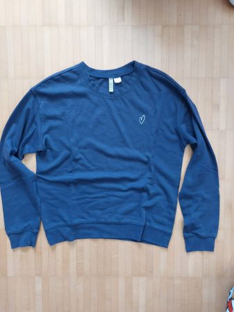 Damen Sweatshirt, Grösse S, dunkelblau