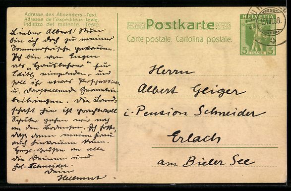 Cartoline postali: Handgemalt sign. Hellmut Eichrodt: Karls – Usato da Berlin venduto da bartko-reher 1
