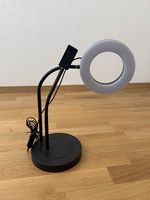 Ikea Ringleuchte mit Mobiltelefonhalter
