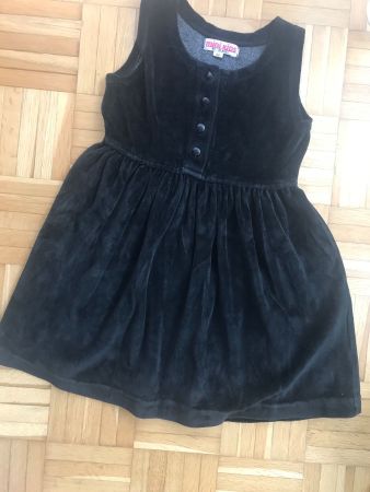 Kleid von Jelmoli Mini Kids Grösse 92 Samtiger Stoff schwarz