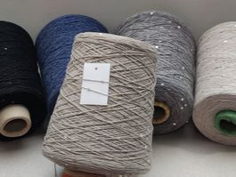 Papi Fabio Kaschmir 98% Pailletten Cashpailet 445g Tortora