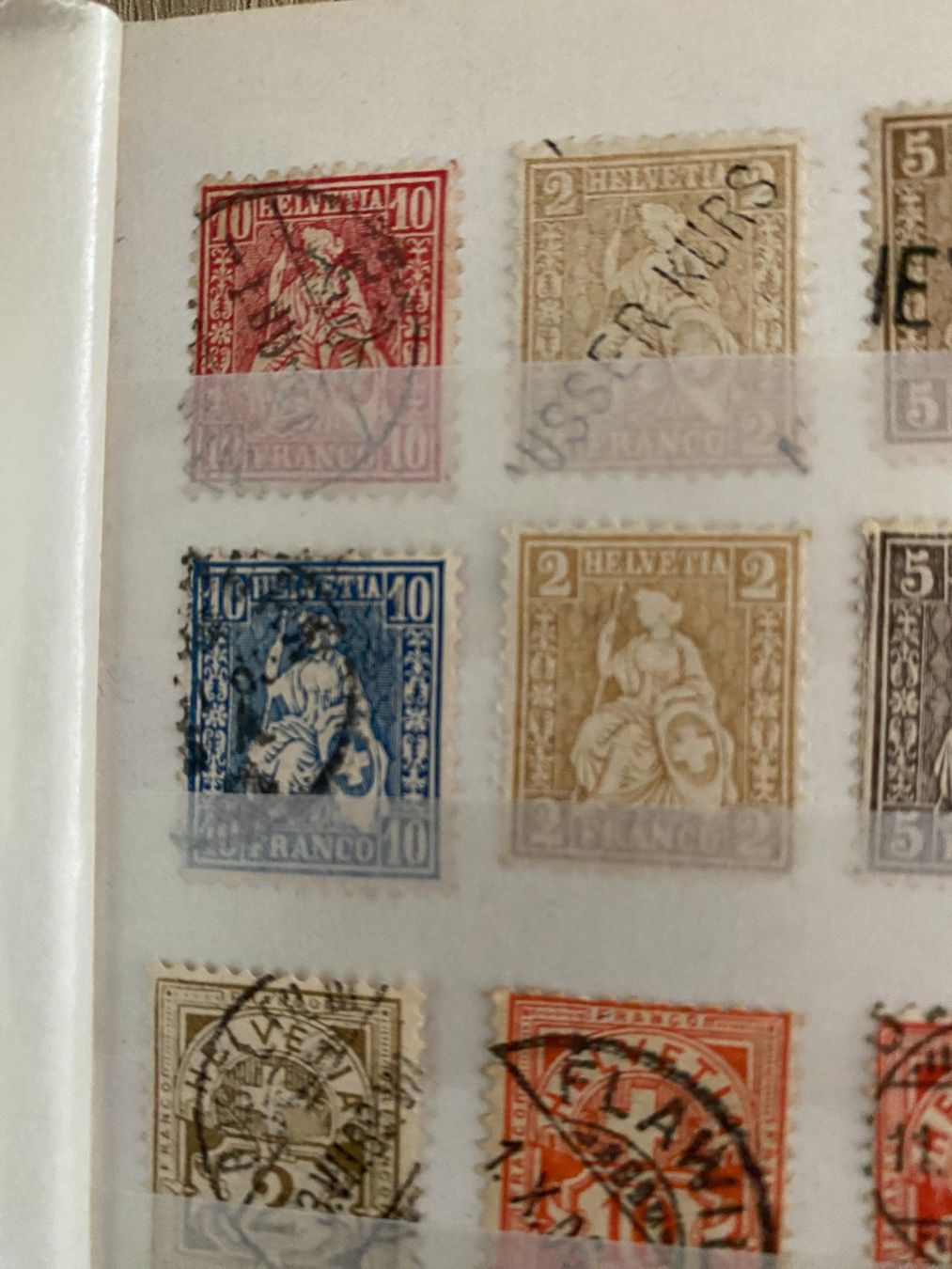 Tutti i francobolli: Sammelmarken Schweiz, diverse, – Usato da matten b. interlaken venduto da jfran17 6