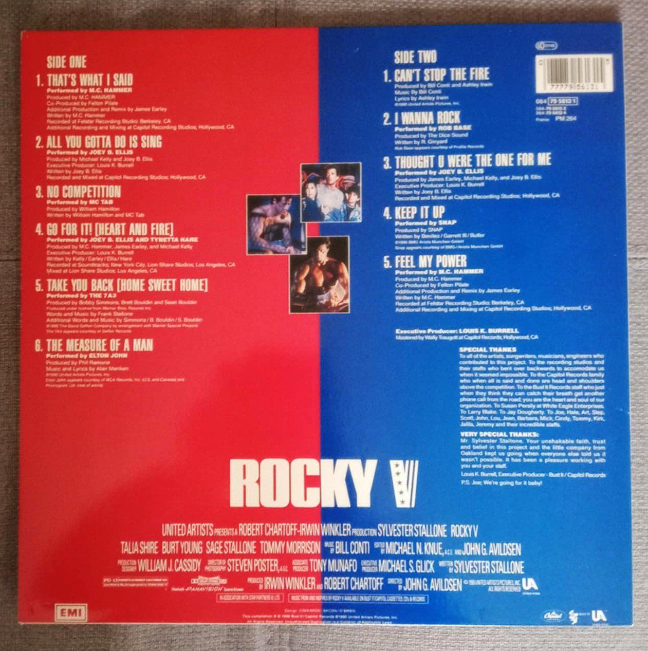 Dischi in vinile: Rocky V - Soundtrack / disque vinyl 1990 – Usato da Le Locle venduto da PereiraHugo 1