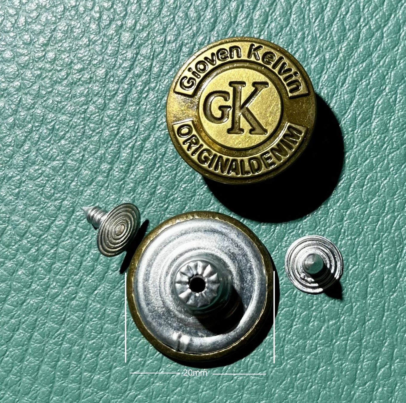 Bottoni: Jeans Ersatzknopf - 20mm – Usato da Horgen venduto da Koj