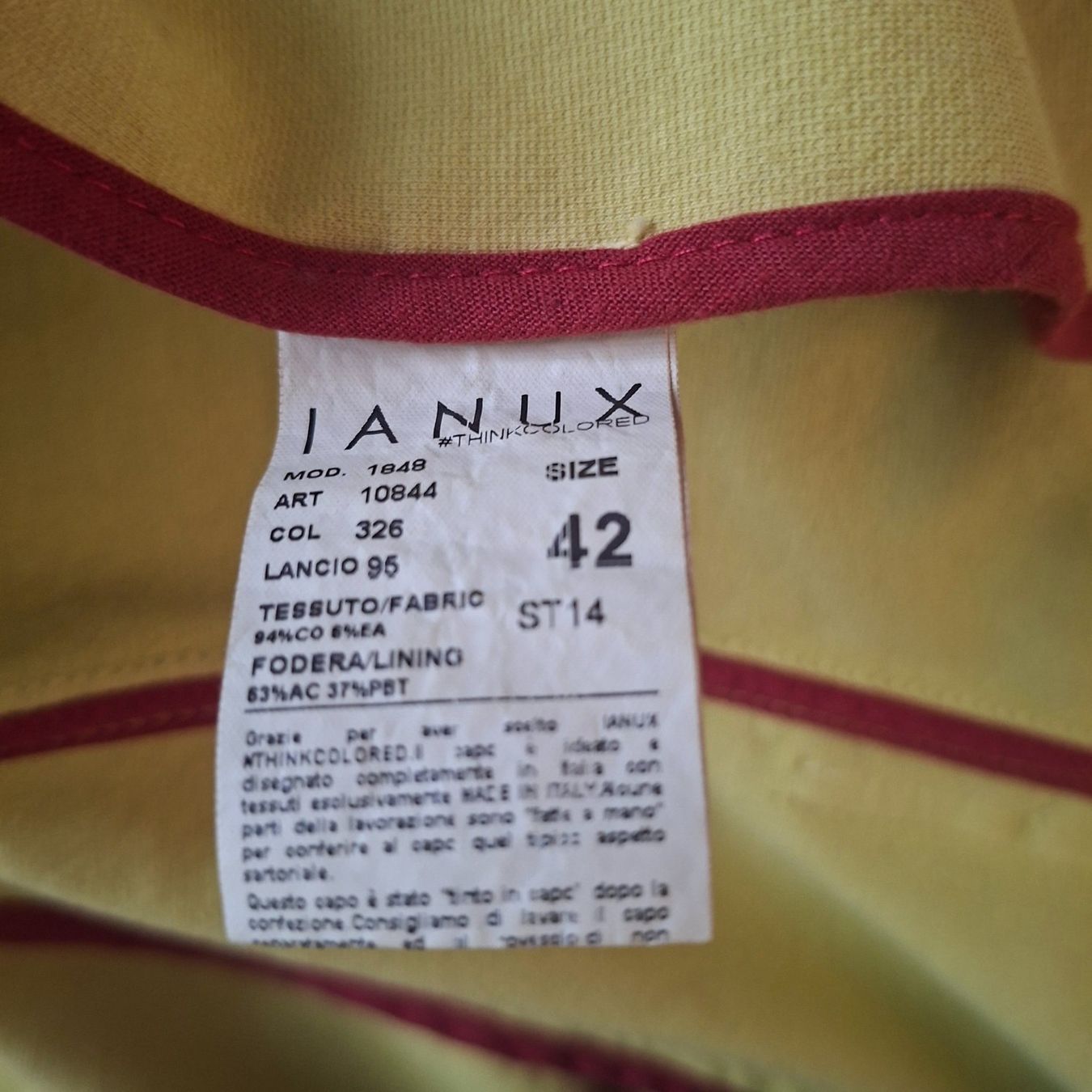 Giacche: IANUX Blazer 42 – Usato da Stäfa venduto da meridianum 6