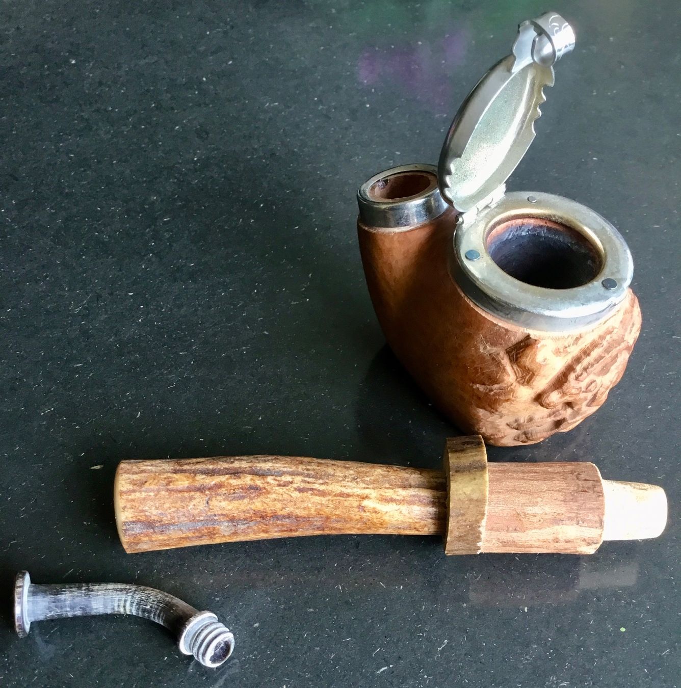 Pipes & Accessoires: Pfeife, Jägerpfeife, Gesteckpfeife – Neuf (Voir description) à Eggersriet par Wiese61 3