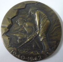 1942 Medaille zu KraftWerk Innertkirchen