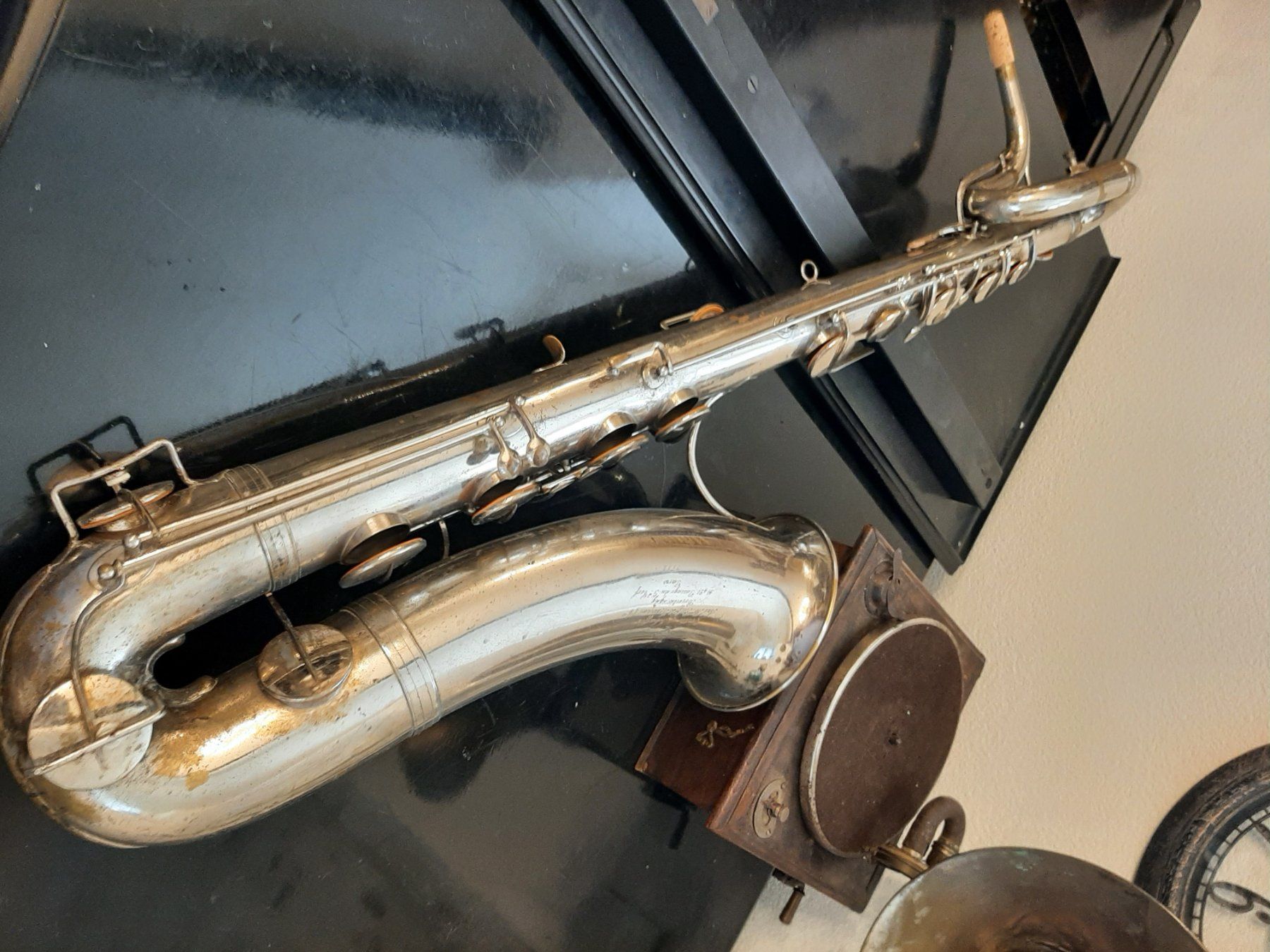 Buffet Crampon Instruments de musique: Baritonsaxophon Evette & Schäfer (B & C) – D'occasion à Tann par harpeerard85 1