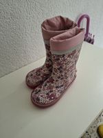 Gummistiefel Pink Grösse 26/27 Blumenmuster