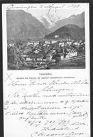 AK Interlaken , gel 1899 nach Solingen