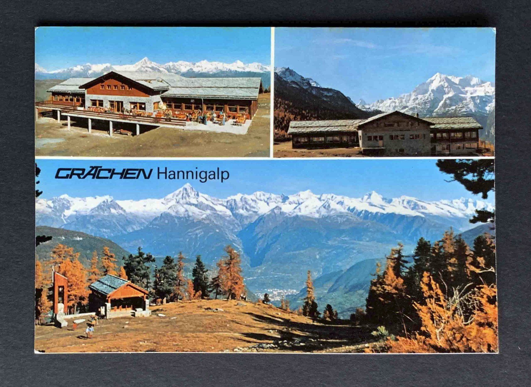 Cartoline postali: AK Grächen Hannigalp – Usato da Goldau venduto da artelier1
