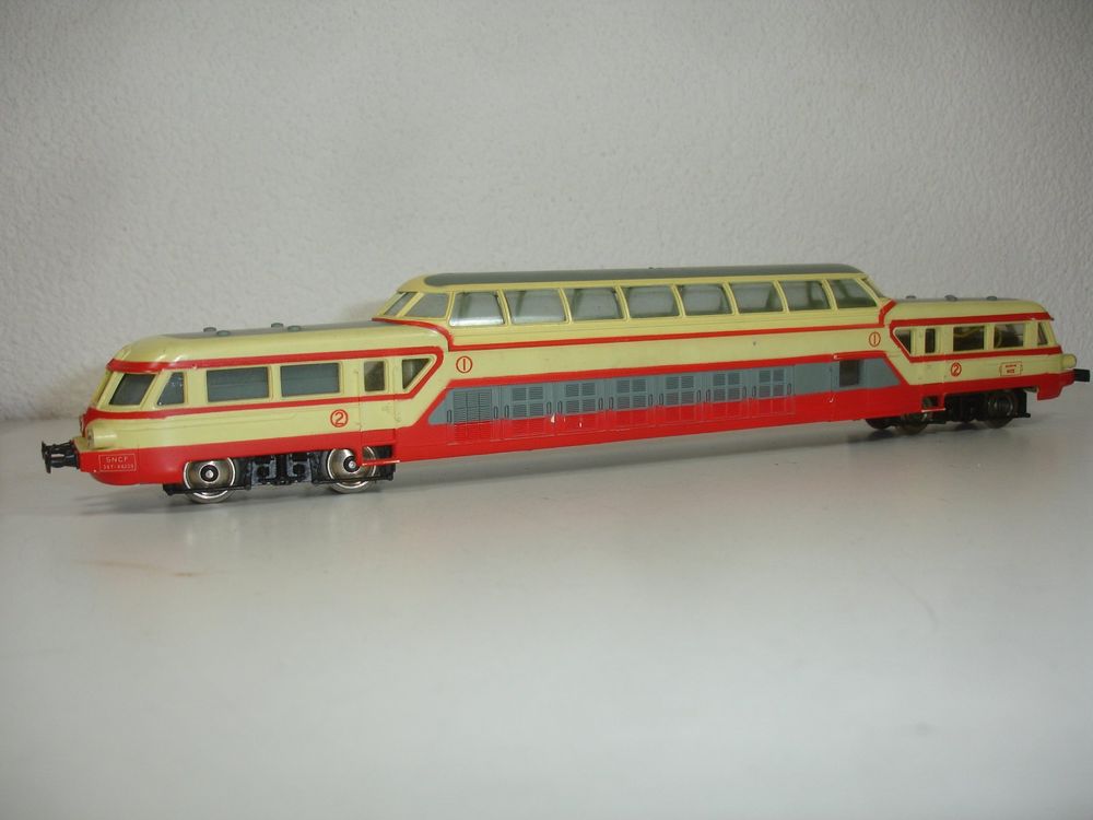 Autorail Panoramique SNCF X 4203 Jouef - Échelle HO - Réf. 852 - Occasion - Époque 3