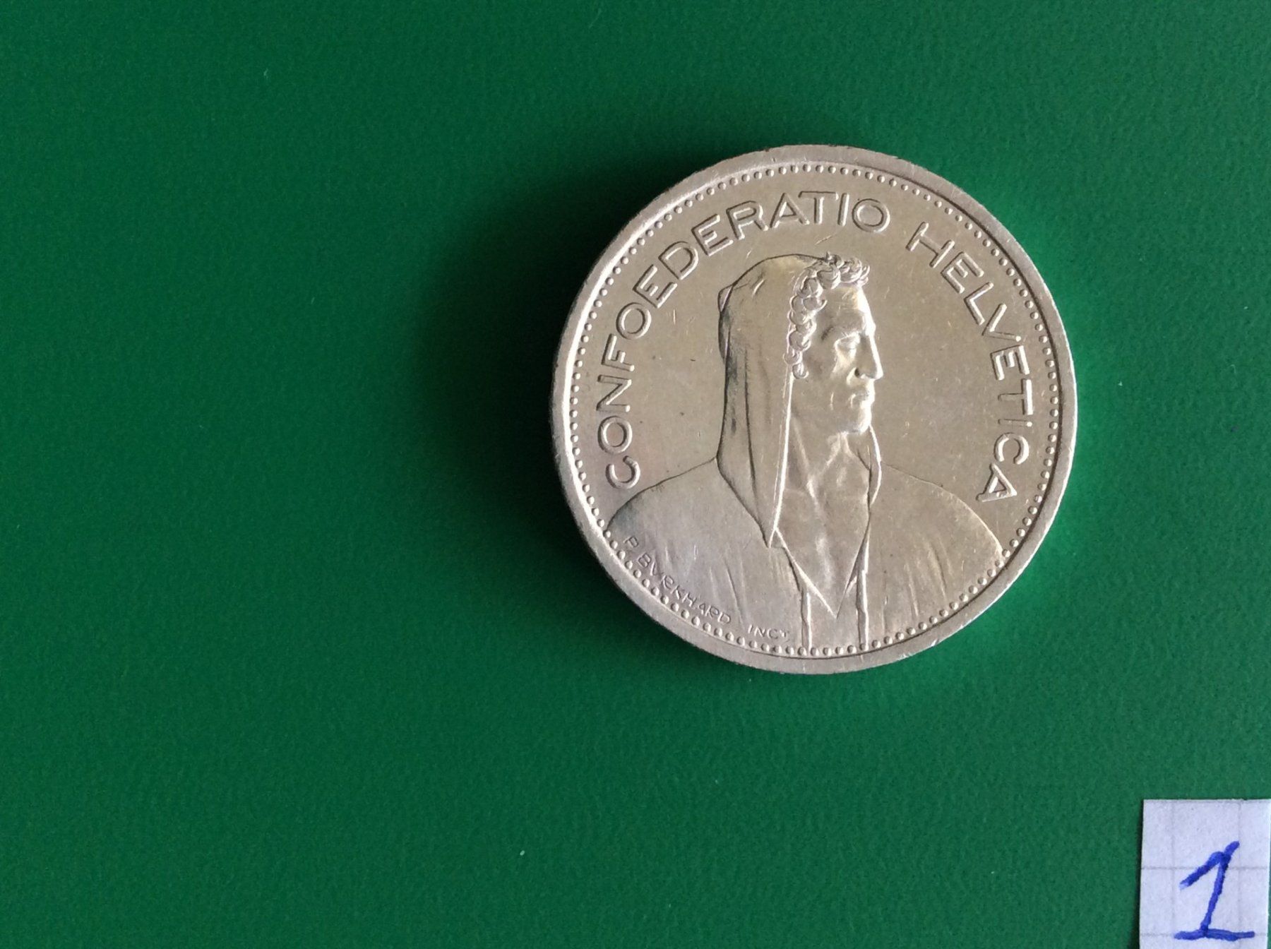 Toutes les monnaies: 5 francs  1954  Belle – D'occasion à Genève par pie_fh2d 1